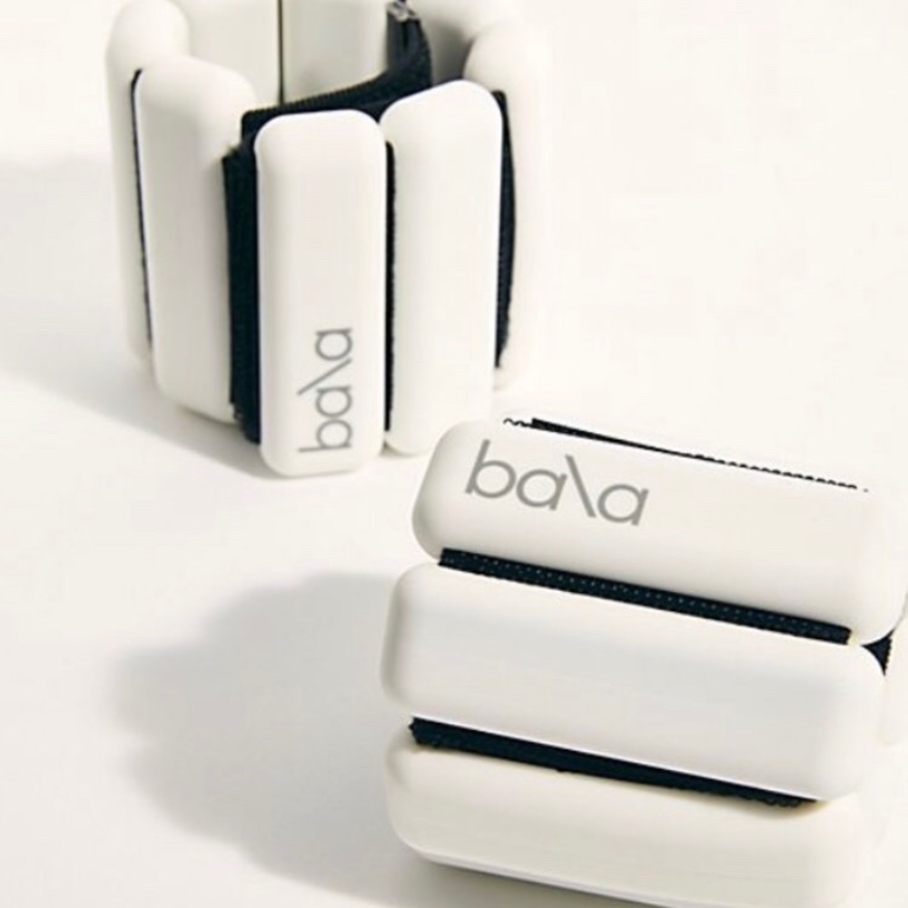 Bala Bangles 1 lb ankle/wrist weights BONE NWT